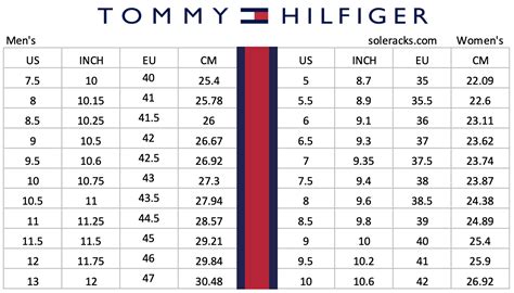 tommy hilfiger size chart for kids.